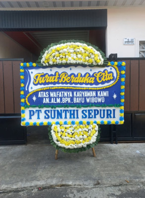 Papan Bunga Duka di Dadapayu